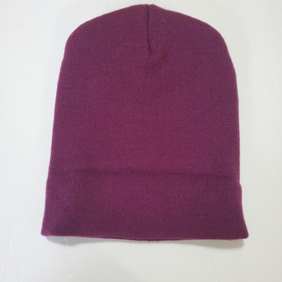 Urban Outfitters 4 knit hats unisex NEW black gray pink burgundy set - Picture 2 of 4